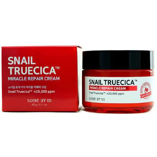 SOME BY MI Snail Truecica acne scars solution set with serum, toner, and cream for skin repair and scar reduction
