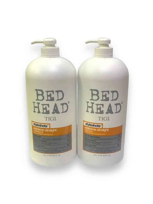 TIGI BED HEAD Styleshots Extreme Straight Shampoo & Conditioner Set 2000 ML