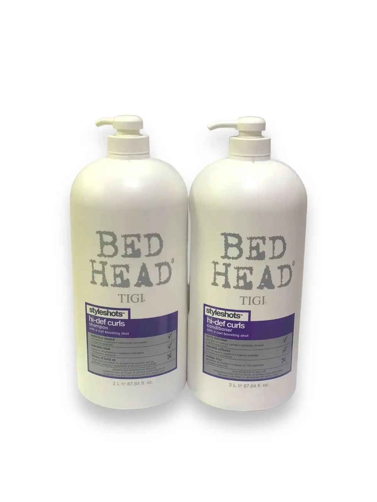 TIGI BED HEAD Styleshots Hi-Def Curls Shampoo & Conditioner Set 2000 ML