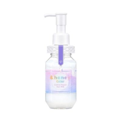 & Honey Color Control Repair Hair Milk in a 160ml bottle, part of the ultimate protection 4-piece set, for color-treated hair care.